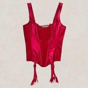 Frederick's of Hollywood Red Corset